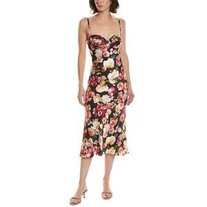 L’Agence Womens  Solay Midi Dress